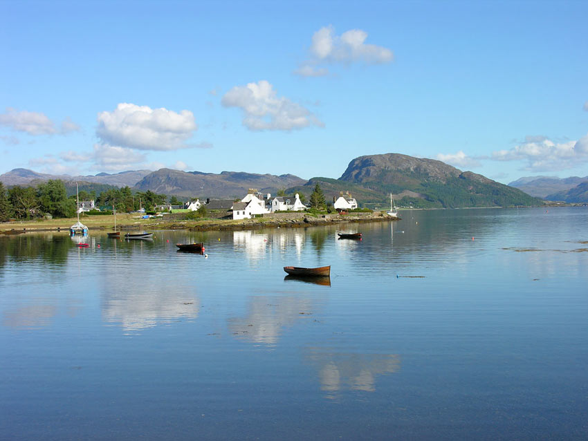 The village of Plockton