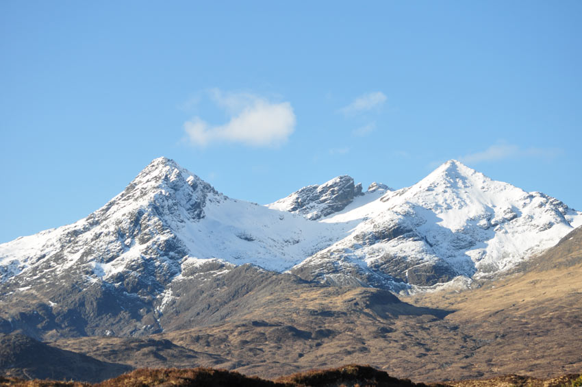 The Cuillins in winter